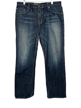 Adriano Goldschmied The Protege Straight Leg Jeans in Dark Faded Blue 38x32